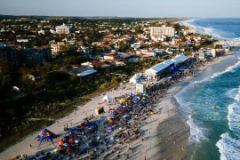 Hotel em frente ao evento